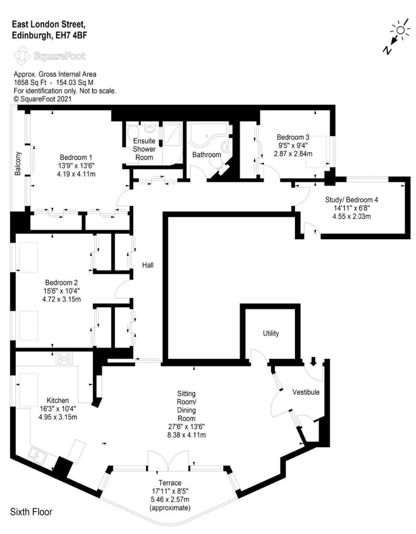 Edinburgh Penthouse 101 Apartment ภายนอก รูปภาพ